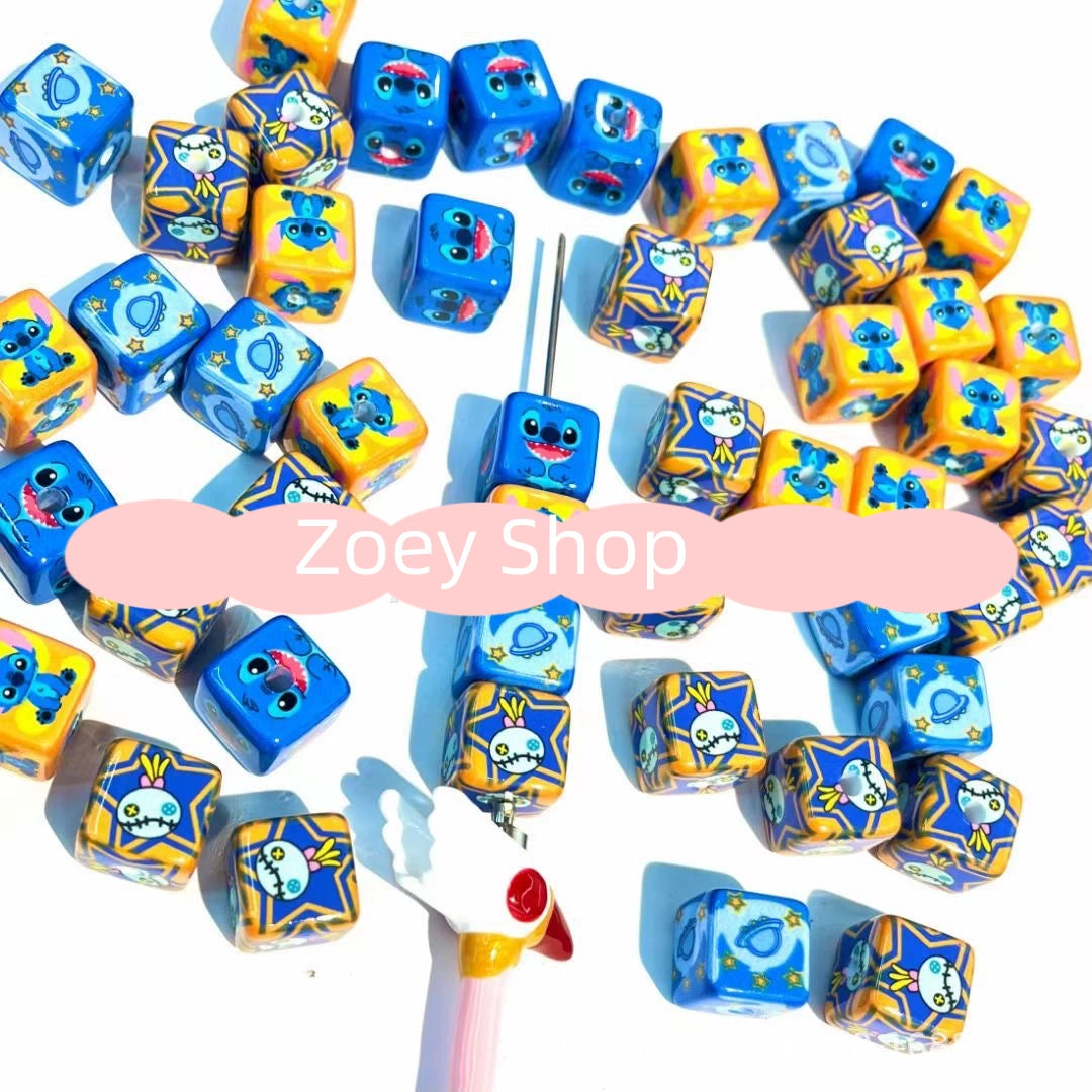 D-08 Stitch&HK Cube Beads
