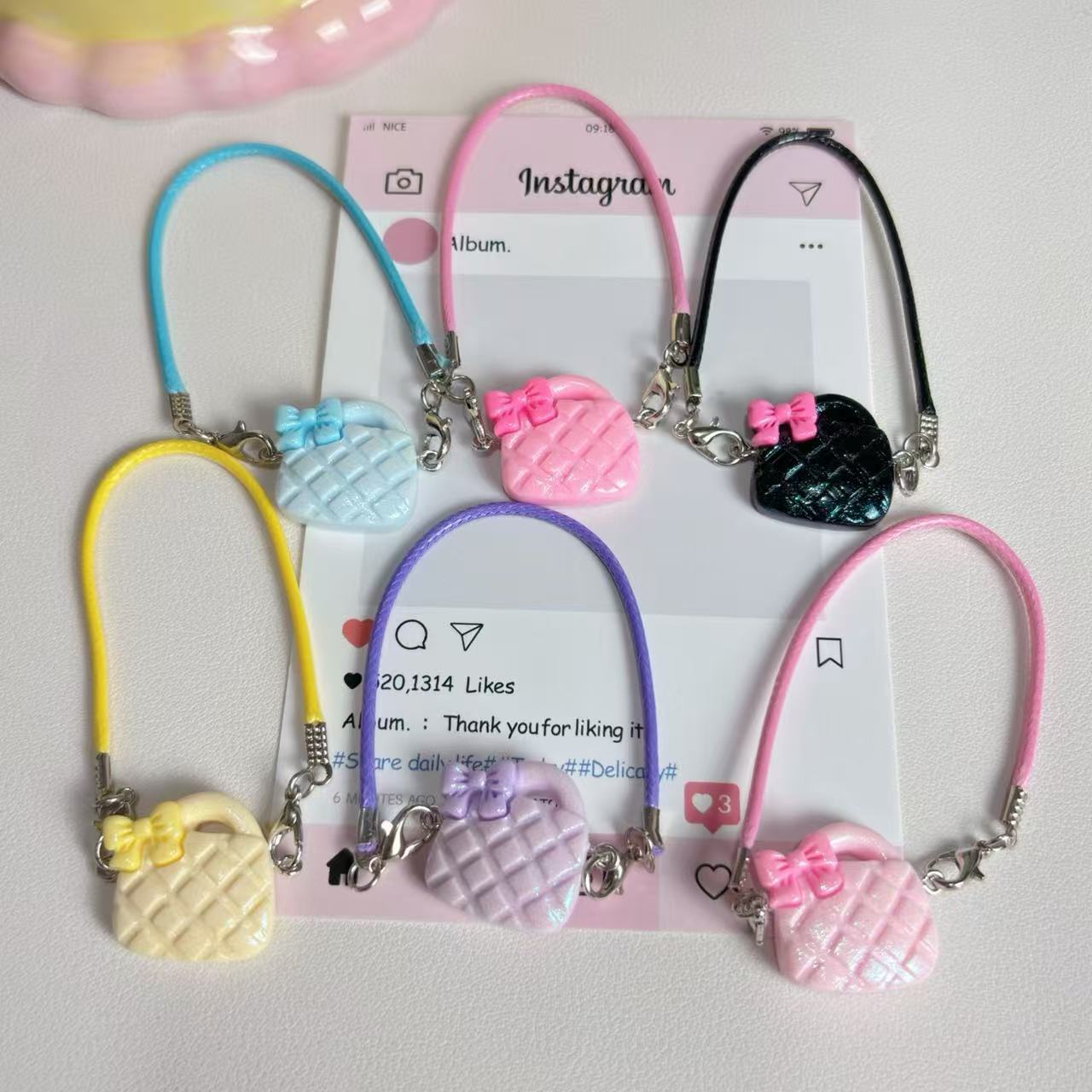 A-(flash sale) C-63 Mix Labubu Hanging (color dots