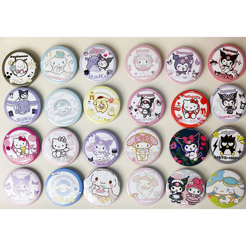 Y-27 Sanrio Badge(color dots (24 styles