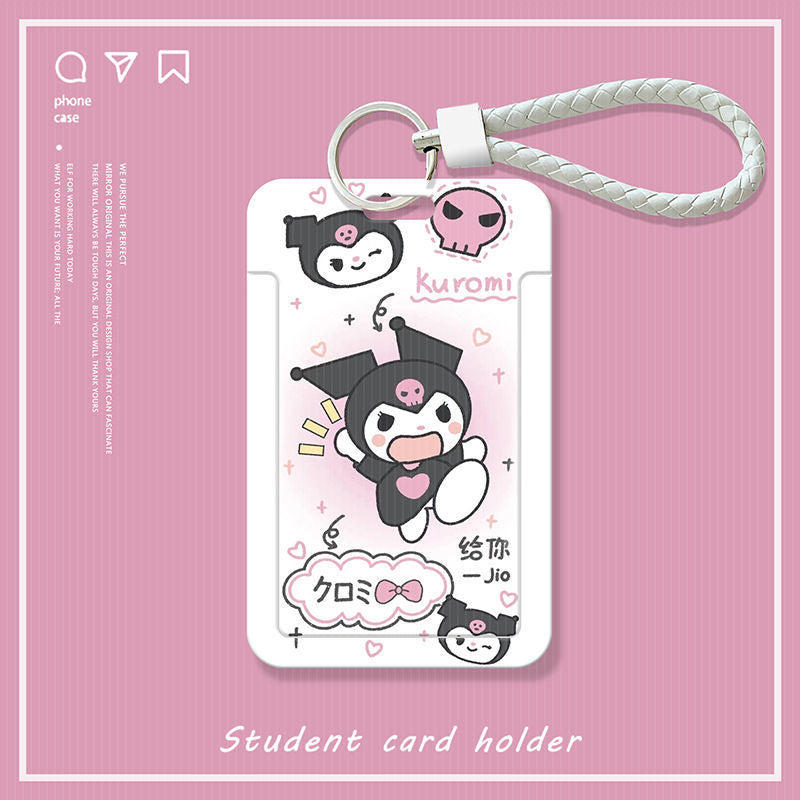 Y-12 Sanrio Card Holder (with chain(color dots
