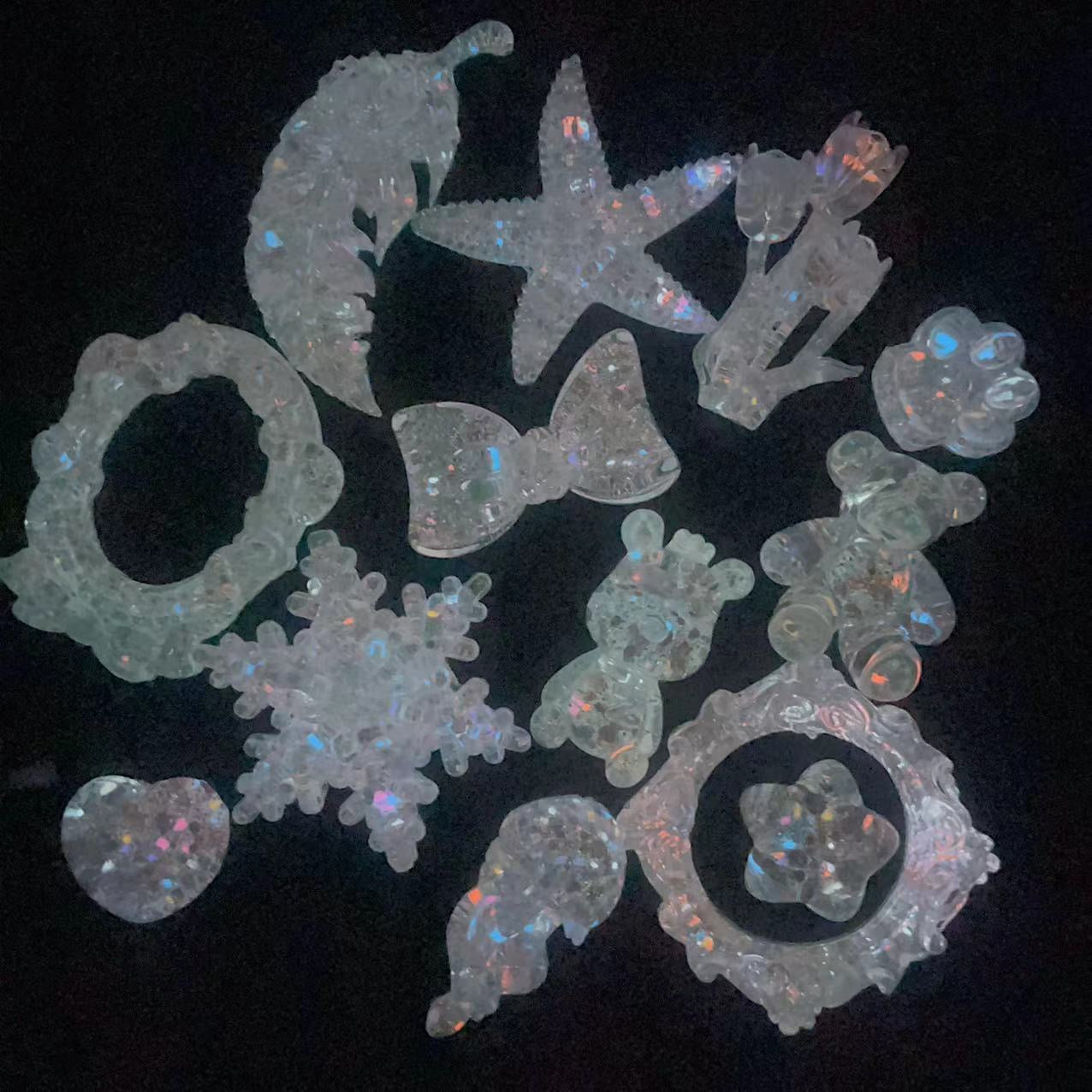 C-63 Luminous Silver Charms (9styles
