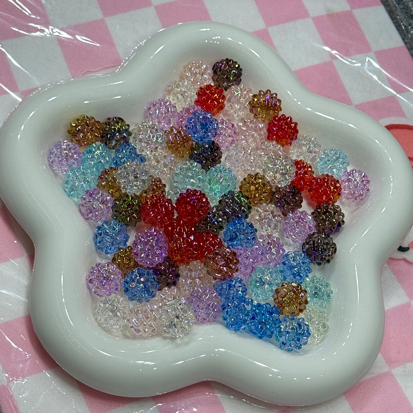 C-43 Gliter Pen Beads (4pcs/bag (by charms