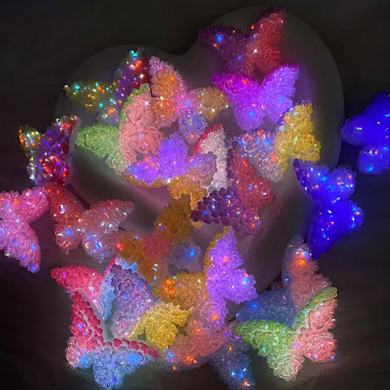 C-02 Luminous Big Rose Butterfly (9styles