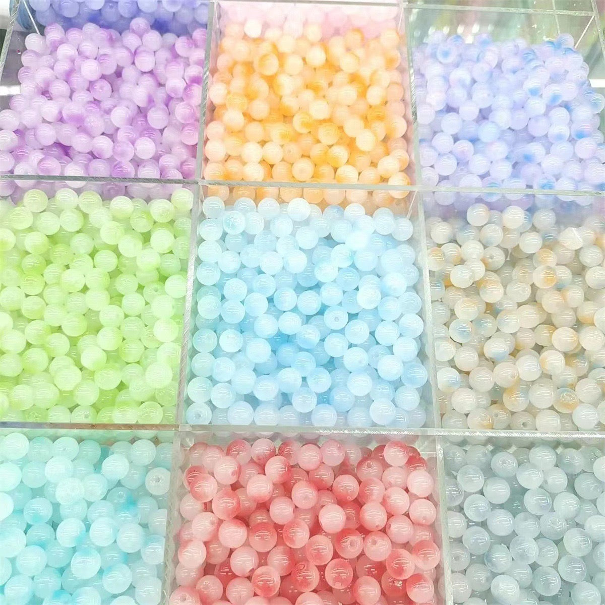 D-05 New Colorful Glass Beads (by charms