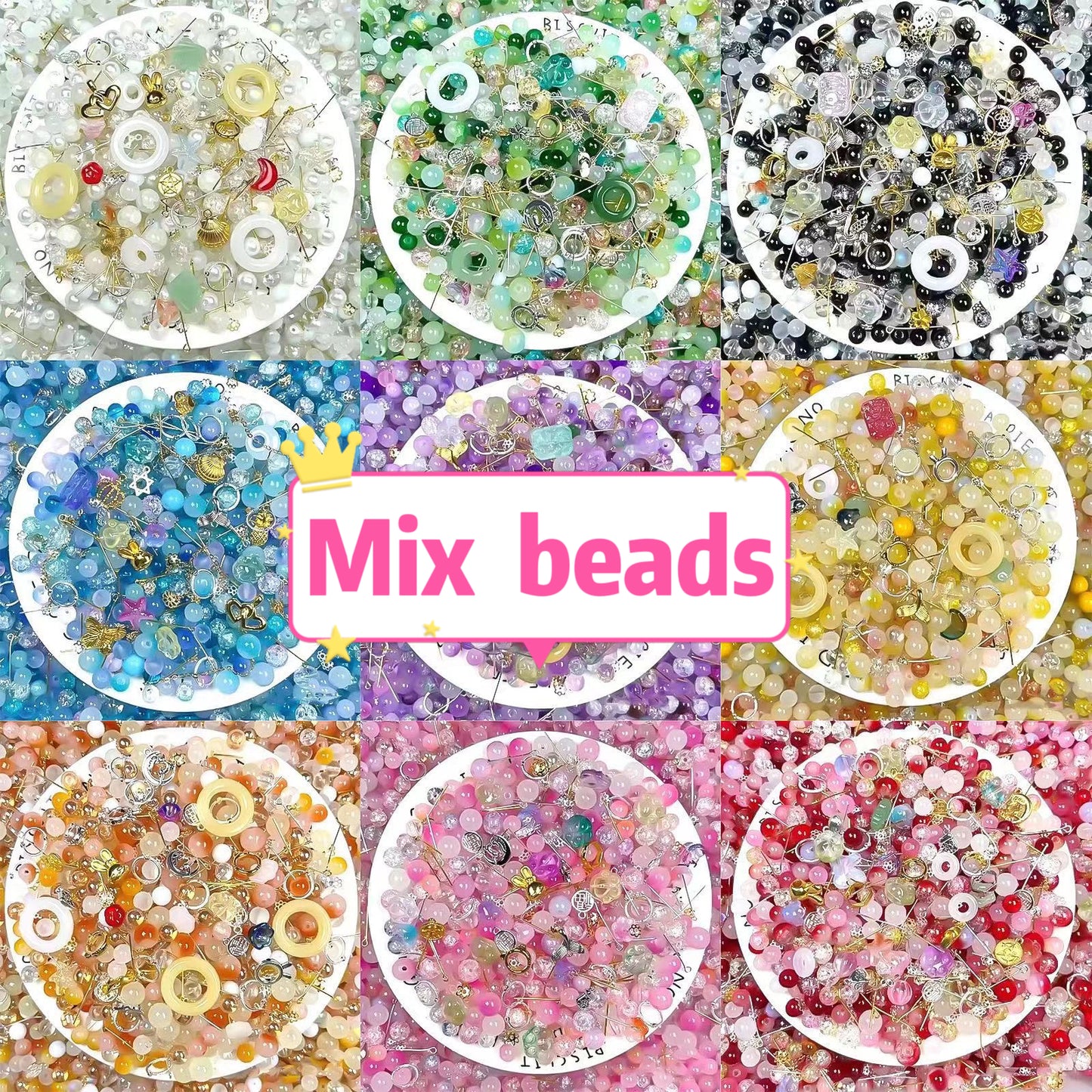 A-(001 hot sale) C-00 Mix Beads (by charms)