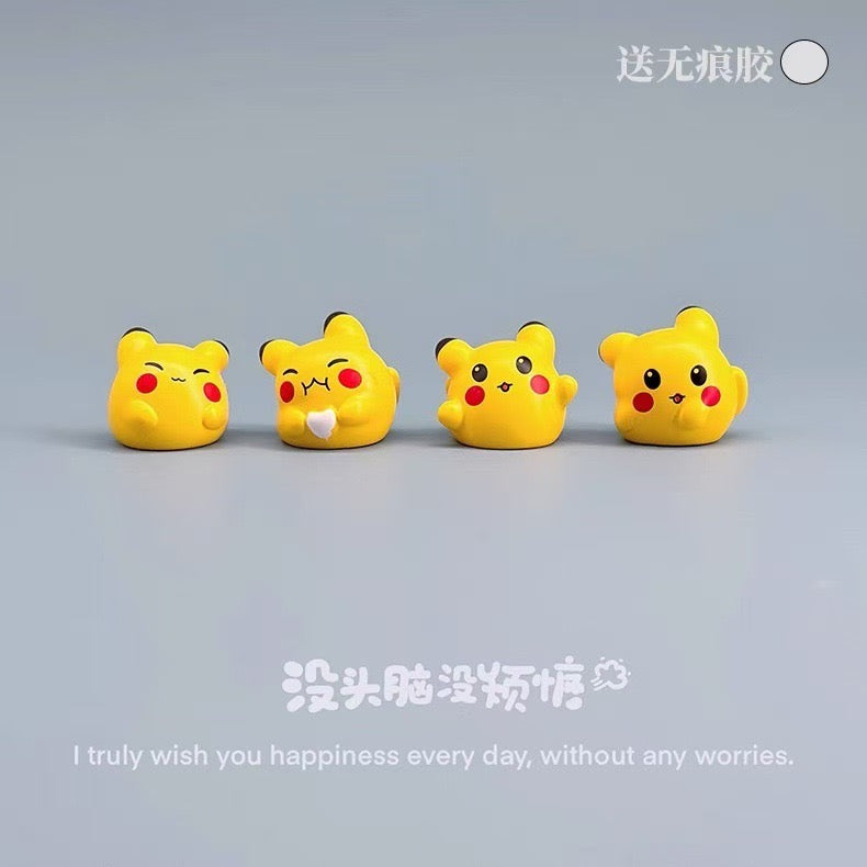 C-31 Pokemon Charms(with sticker (4pcs/bag (by charms