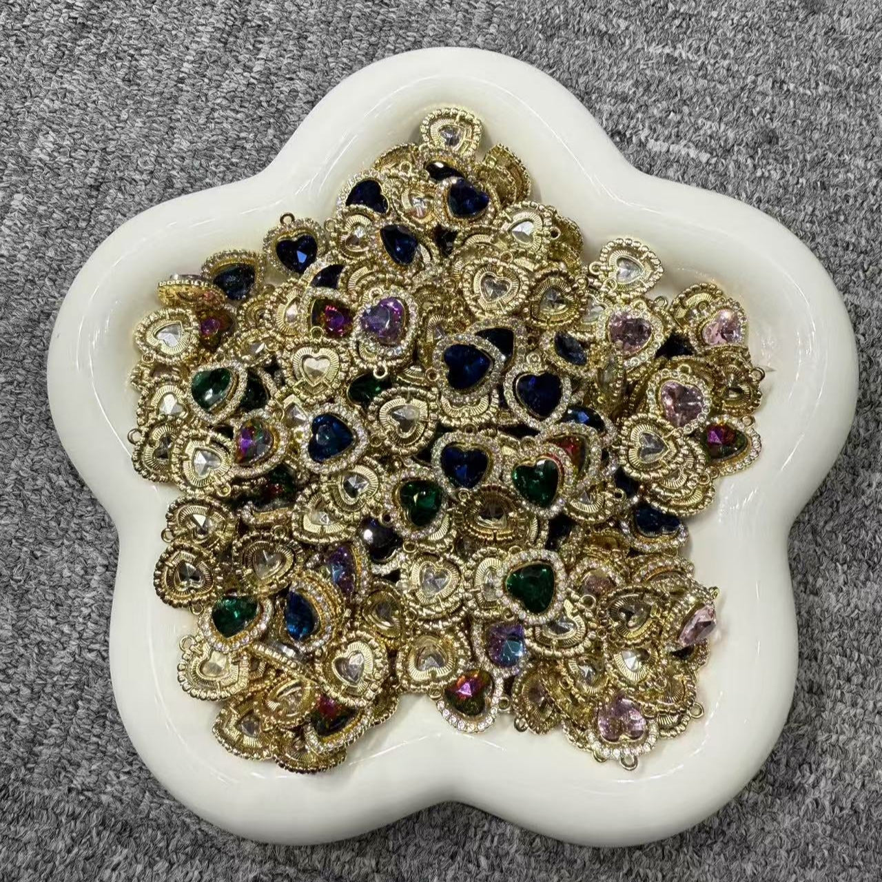 P-27 Diamond Heart Pendant (7 styles)