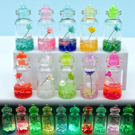 A-(New) C-03 Luminous Dry Flower Wish Bottle