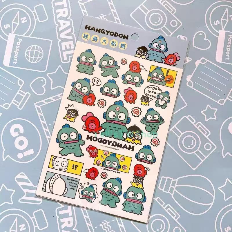 Y-08 Sanrio Tattoo Sticker (color dots