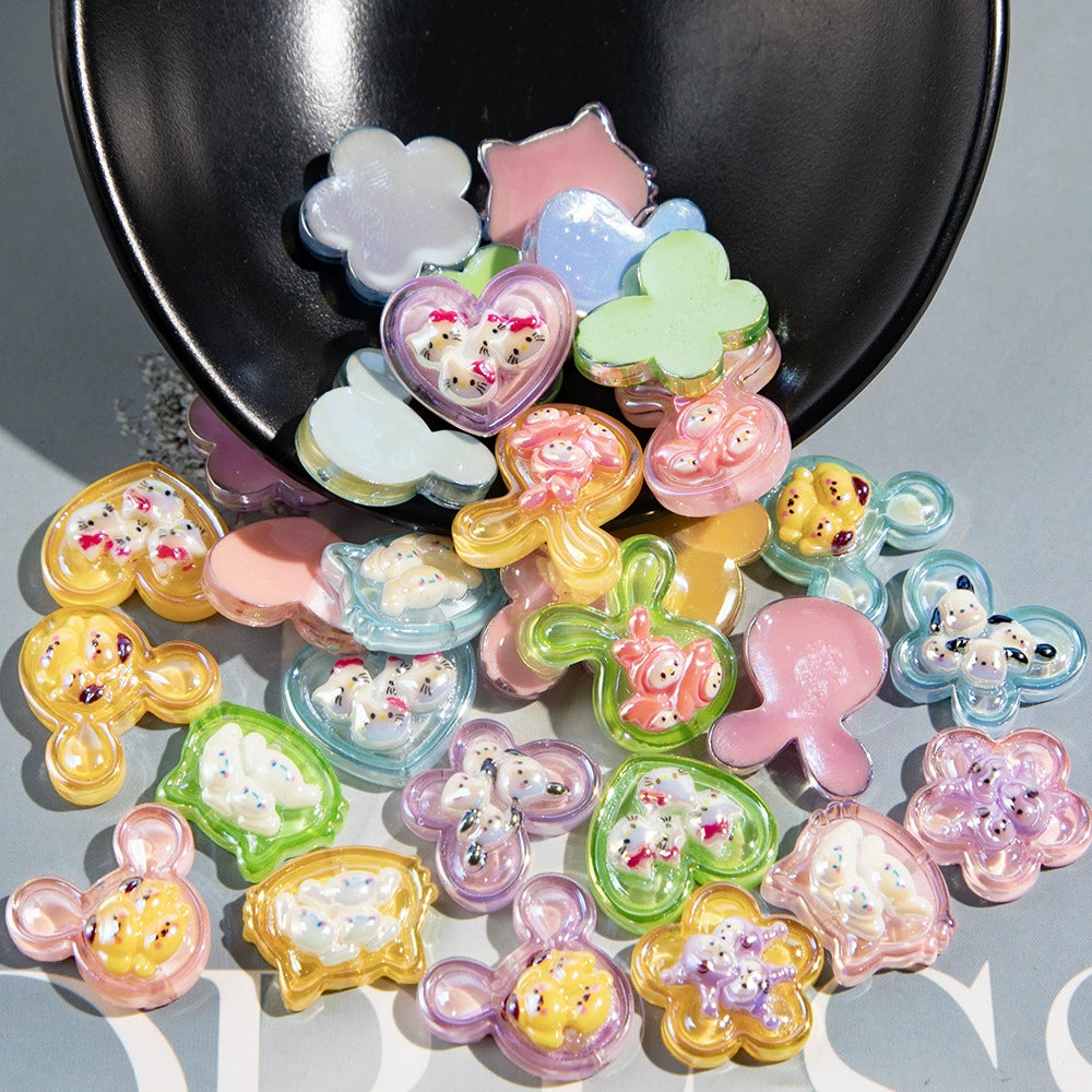 D-36 Electroplate Sanrio Charms