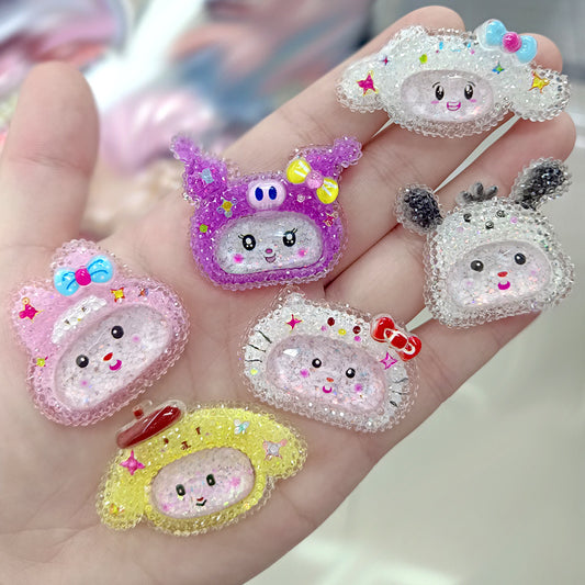 D-42 Sanrio Glitter Flat Back
