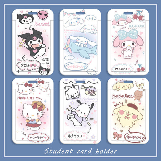 Y-12 Sanrio Card Holder (with chain(color dots