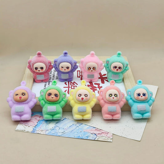 D-41 Flocking Telebaby Keychain Charms