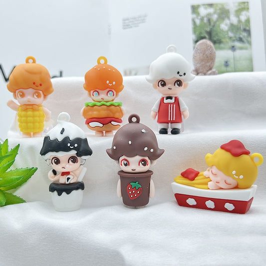D-36 Dimoo in Restaurant Keychain Chrams