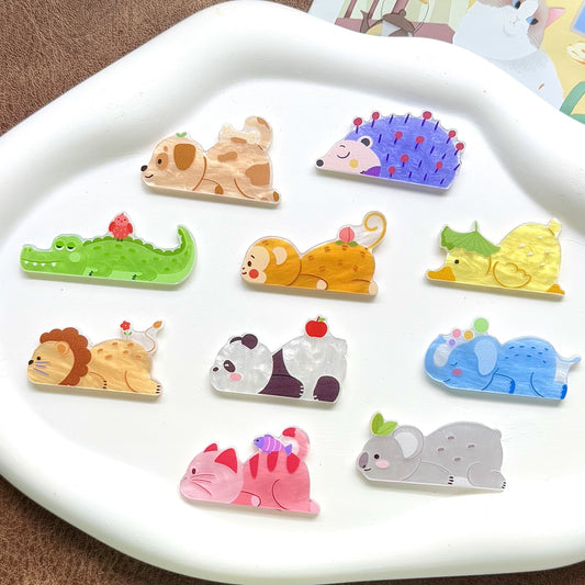 C-08 Cute Animal Flat back (10 styles