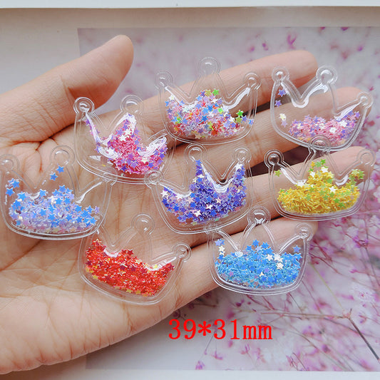C-36 Sugar Crown Shinny Plate (color dots