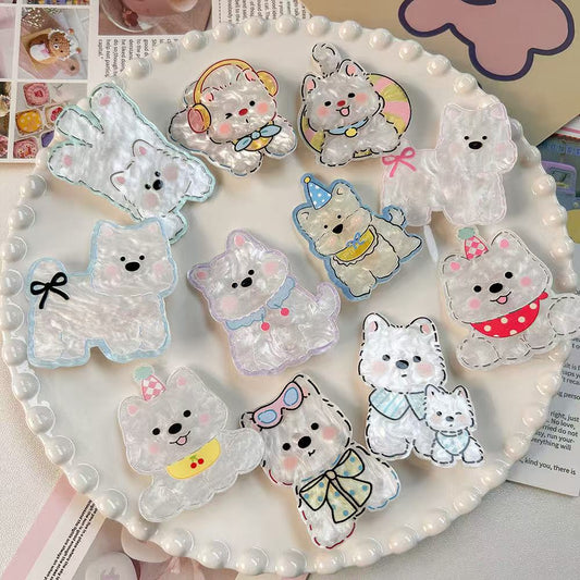 C-27 Cute Puppy Hairpin(8 styles)(big size)