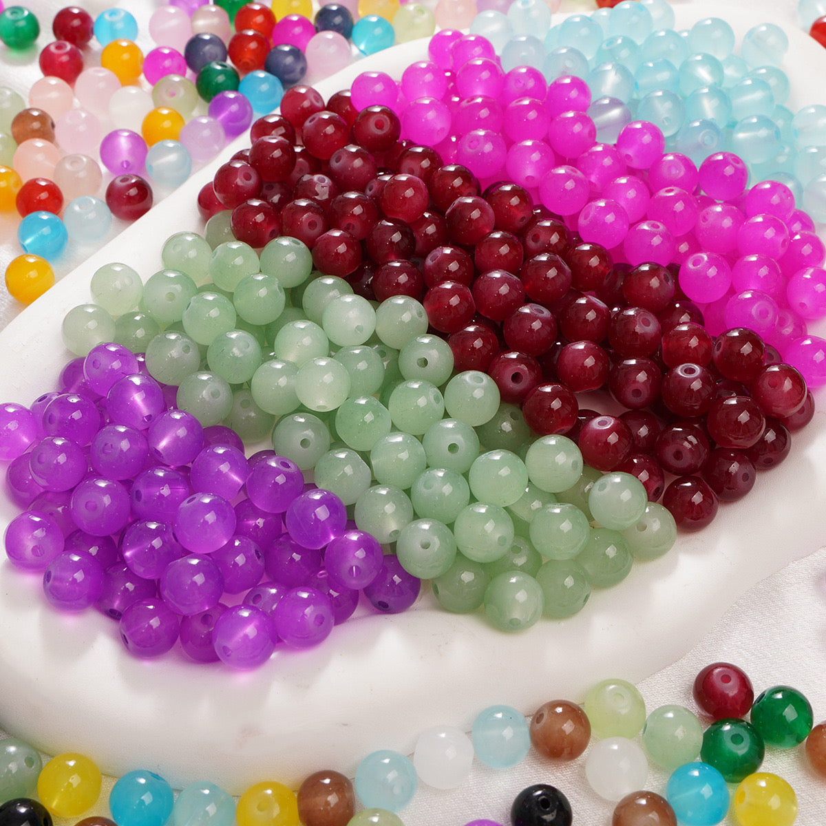 D-11 Crystal Beads (By charms