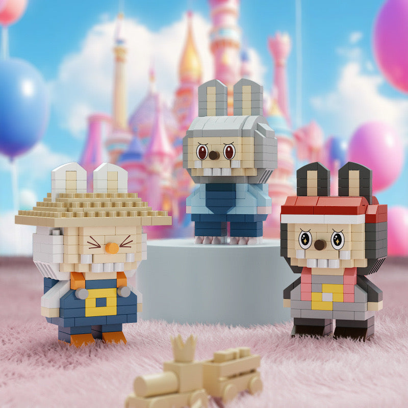 B-02 Labubu Bricks (match by the color dots)