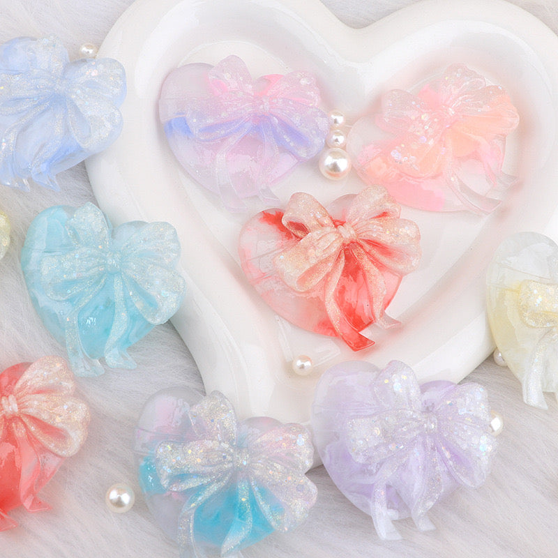 C-74 Luminous Dreaming Bow Heart (8 styles