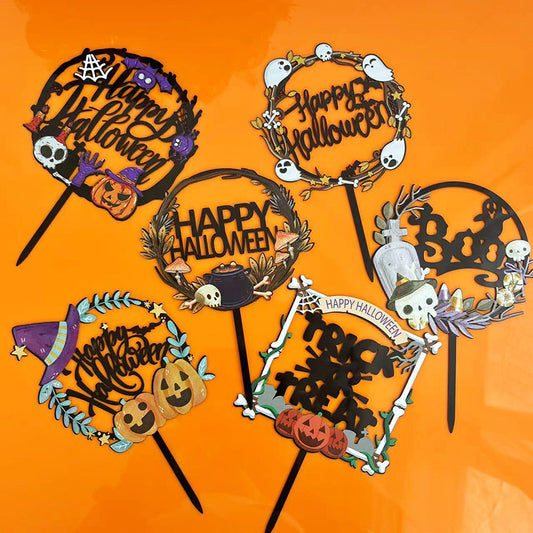 Y-11 Halloween Cake Inserts (color dots