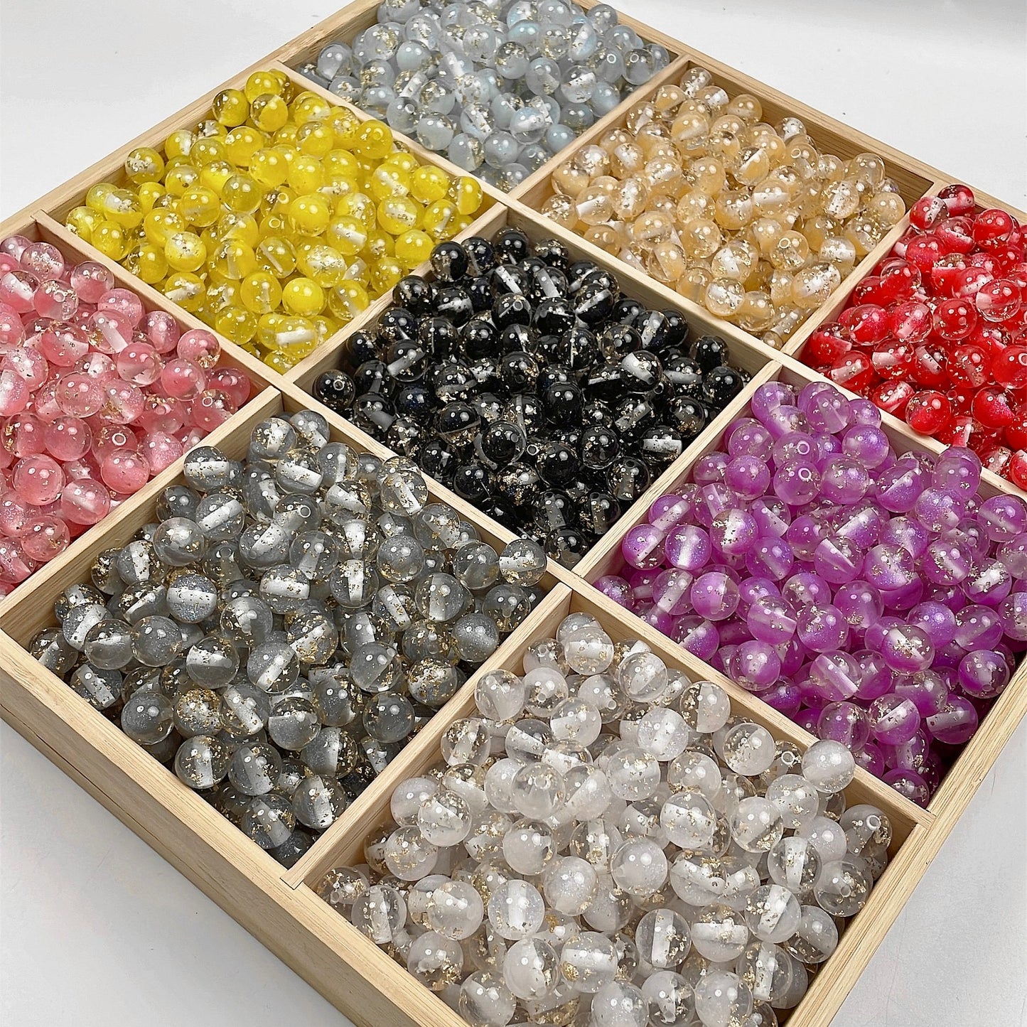 D-06 Glitter Big Beads(16mm) (4pcs/bag (By charms