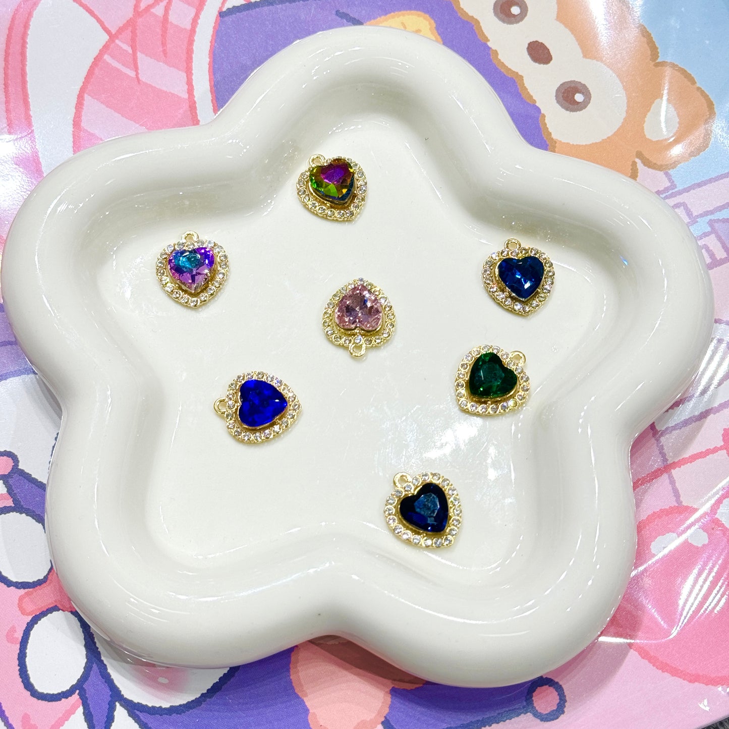 P-27 Diamond Heart Pendant (7 styles)