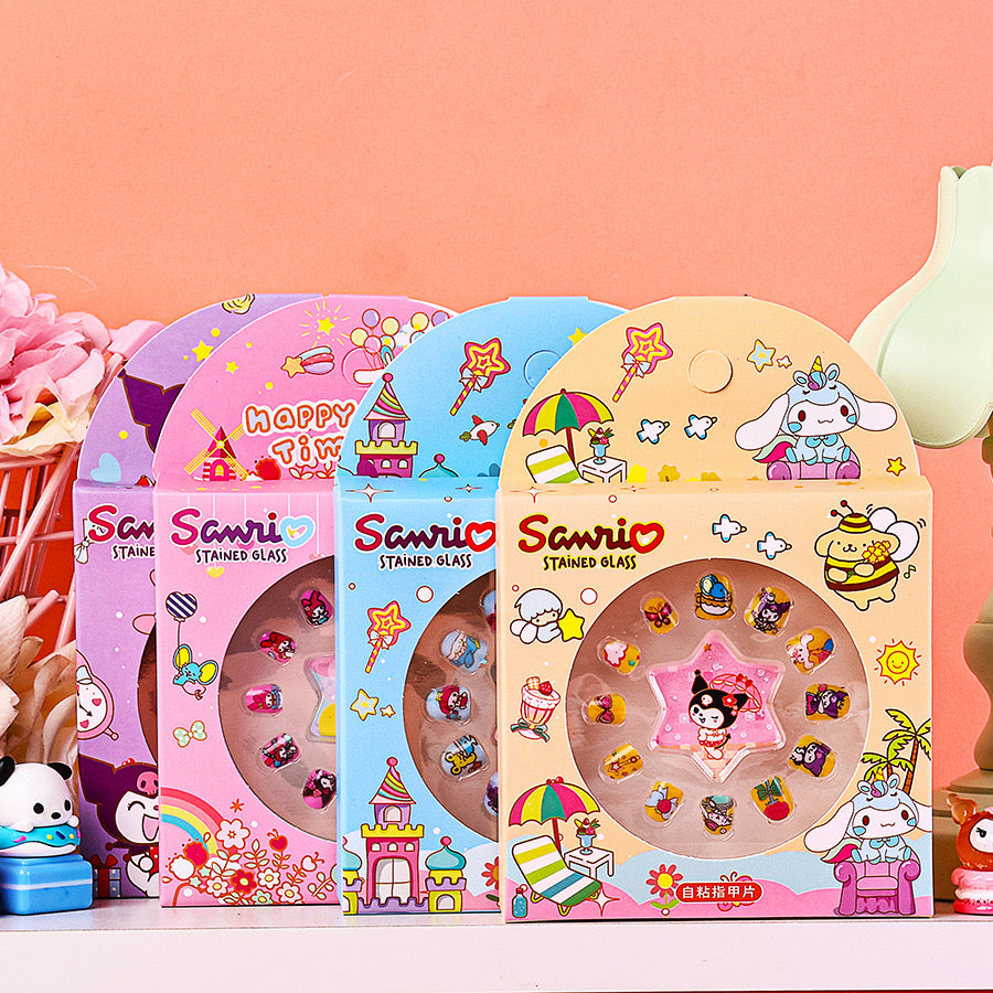 Y-21 Luxury Sanrio Press-on Nails (4 styles (color dots