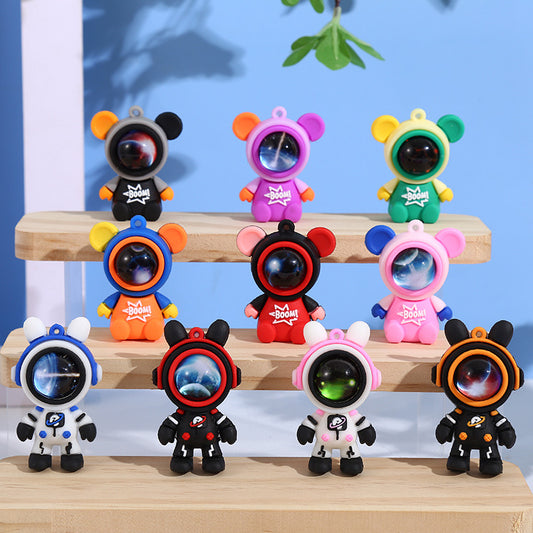 C-69 Rubber Astronaut Bear charms (10styles