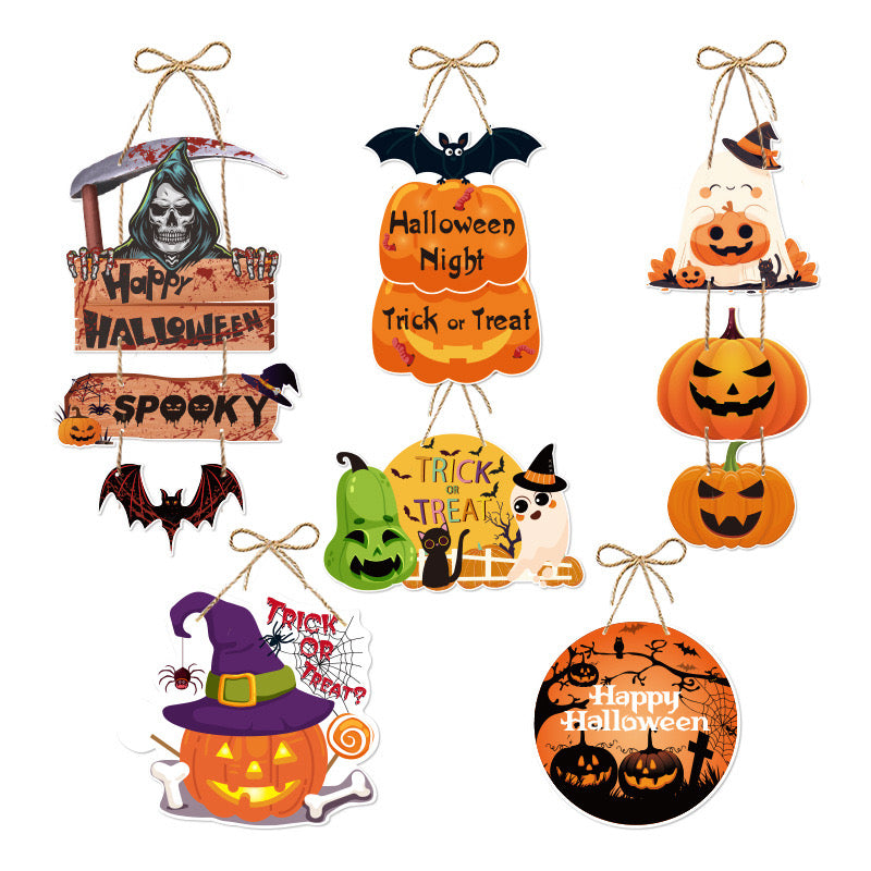 Y-05 Halloween Door Hanging and Flag Banner (color dots