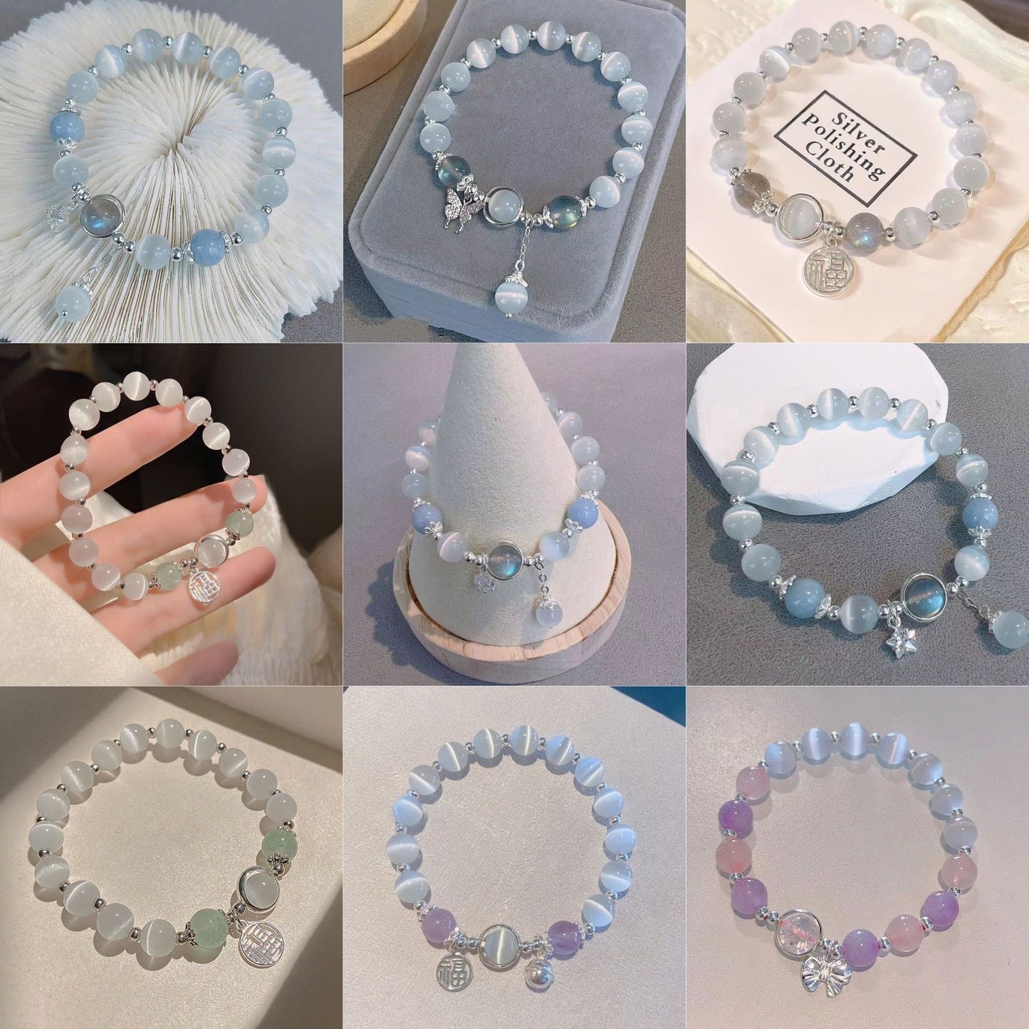 D-29 Braclets (color dots)(over 20 different)