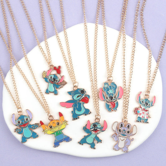 D-03 Silver Stitch Necklace (60cm chain