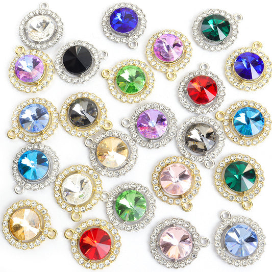 P-15 Diamond Circle Pendant (9styles