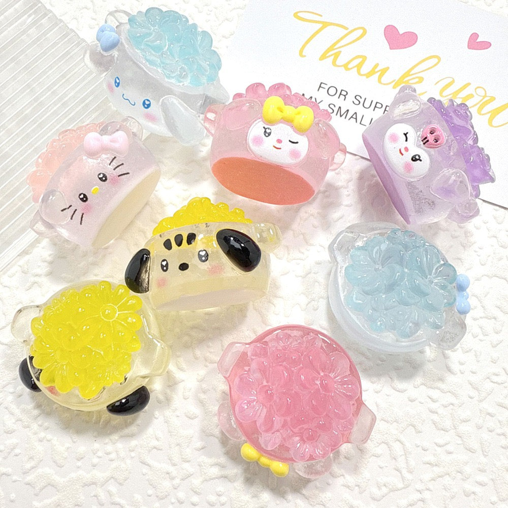 D-36 Luminous Sanrio  Succulent (color dots