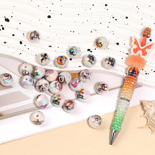 C-21 Halloween Beads (4 pcs/bag(by charms