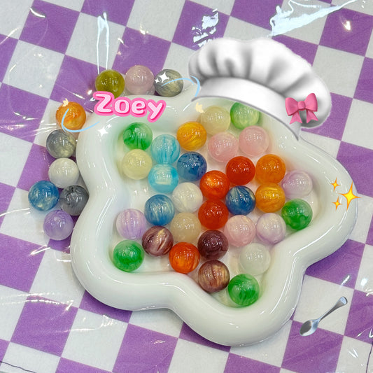 C-75 Drift Sand Cat Eye Beads (4pcs/bag (by charms