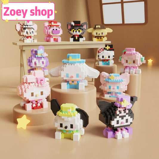 B-01 Mix Bricks (3 styles (color dots(don't join game