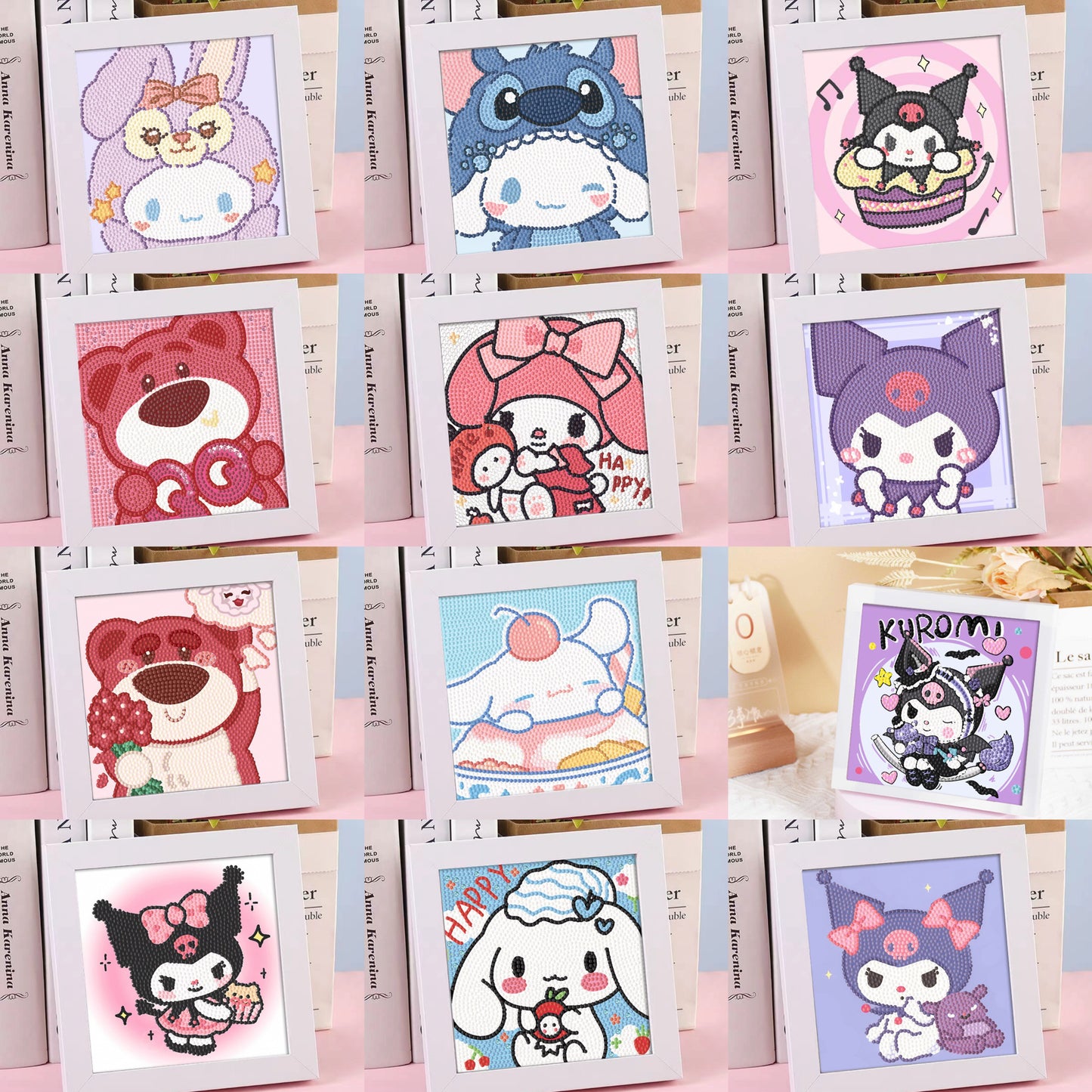 T-01 Sanrio Diamond DIY Frame(50 styles (don't join game)