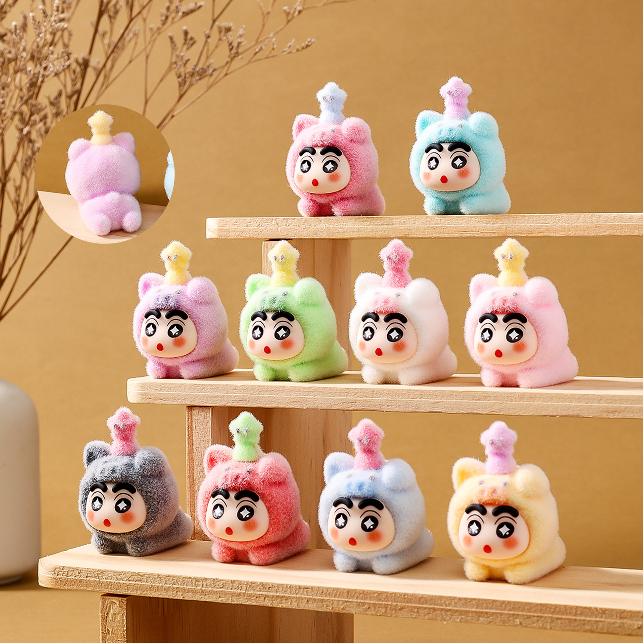 C-61 Fuzzy Star Shin chan (10styles
