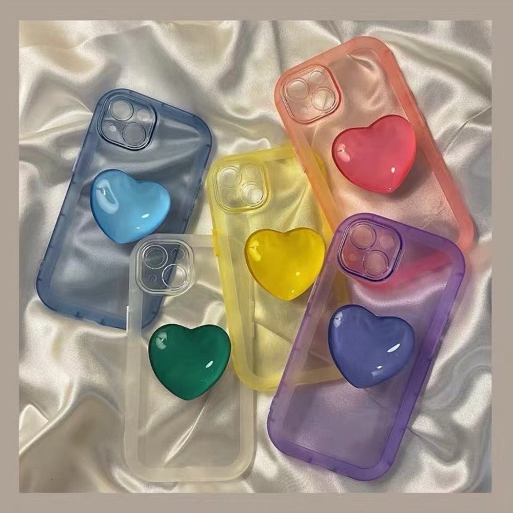 C-54 Candy Heart Phone Holder (13styles (color dots