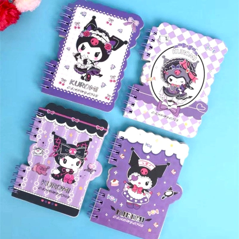 Y-30 Sanrio/ kuromi/ stitch Note Book (color dots (12 styles