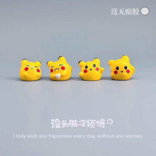 C-31 Pokemon Charms(with sticker (4pcs/bag (by charms