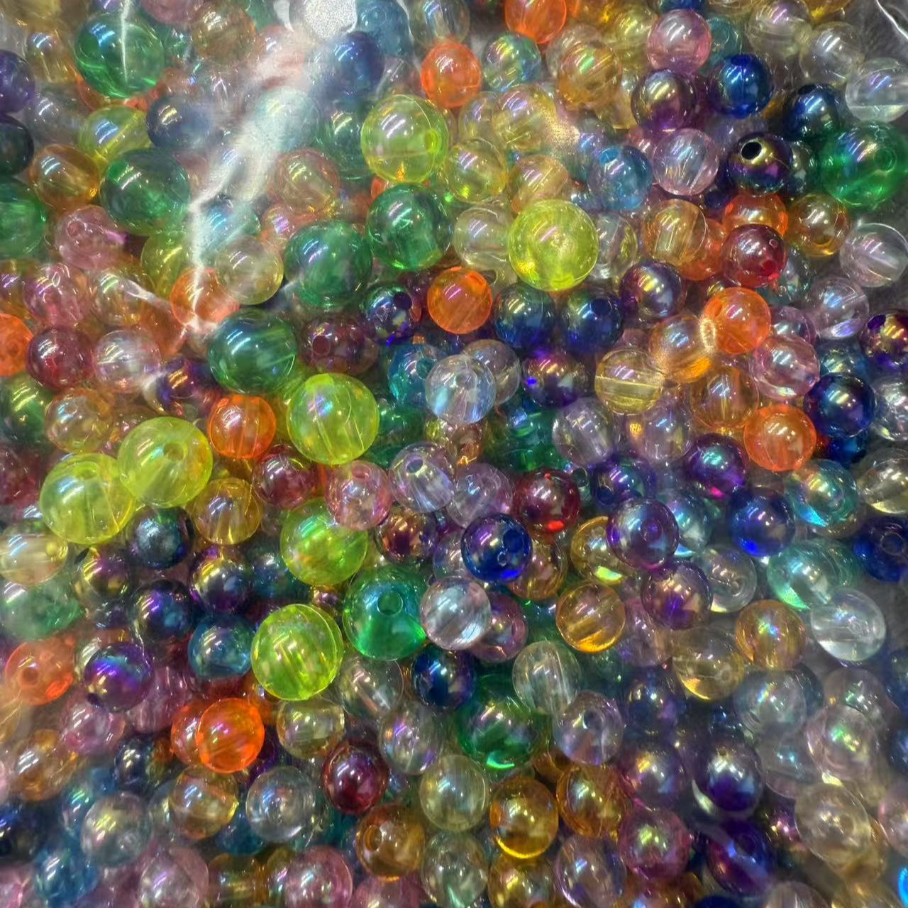 D-09 Glorious Bubble Beads (6mm)(by duck)